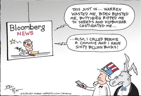 Political Cartoons on 2020 Presidential Candidate Michael Bloomberg ...