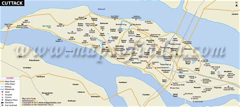 Cuttack City Map