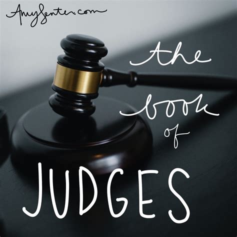 A Printable Summary of the Book of Judges in the Bible - Intentional Living