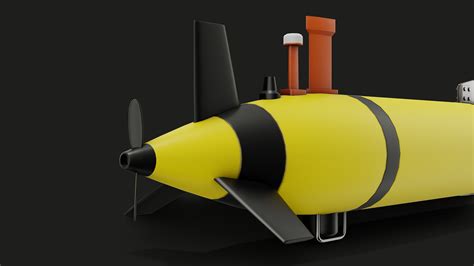 Unmanned Underwater Vehicle Model - TurboSquid 2028716