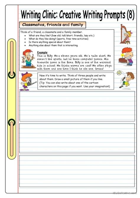 Free Creative Writing Worksheets - Printable Worksheets