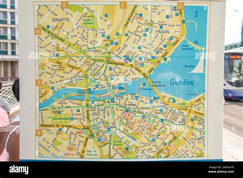 Map of geneva hi-res stock photography and images - Alamy