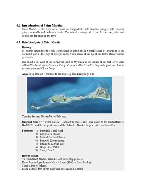 6.2 Brief Analysis of Saint Martin: History | PDF | Tourism | Nature