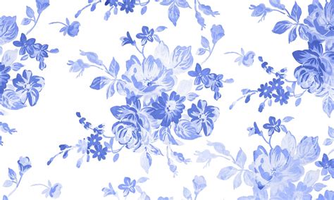 Blue Floral Victorian Wallpapers on WallpaperDog