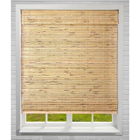 Arlo Blinds Petite Rustique Cordless Light-Filtering Bamboo Roman ...