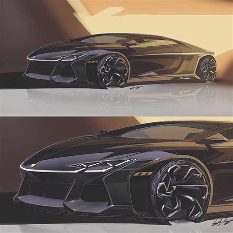 Lamborghini sketch by Esa Mustonen @esamust #cardesign #car #design # ...