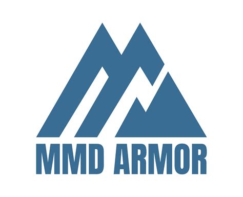 MMD Logo Text Blue Transparent – MMD Armor