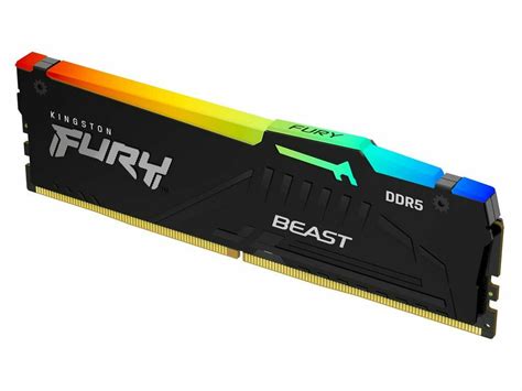 Kingston Fury Beast RGB 8GB DDR5 RAM με Συχνότητα 4800MHz για Desktop ...