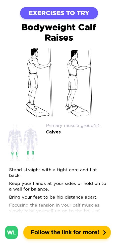 Bodyweight Calf Raises – WorkoutLabs Exercise Guide