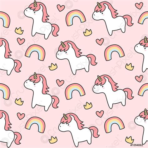 Cute Unicorn Rainbow Wallpaper