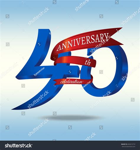 40th Anniversary Symbol Vector Stock Vector (Royalty Free) 692615719 ...