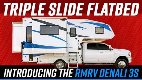 Rugged Mountain RV Launches Denali Triple-Slide Flatbed Camper