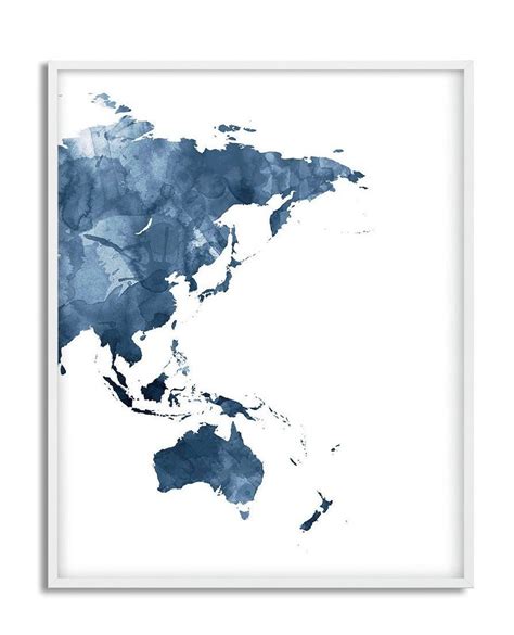 World Map Watercolor Print World Map Set of 3 Watercolor - Etsy