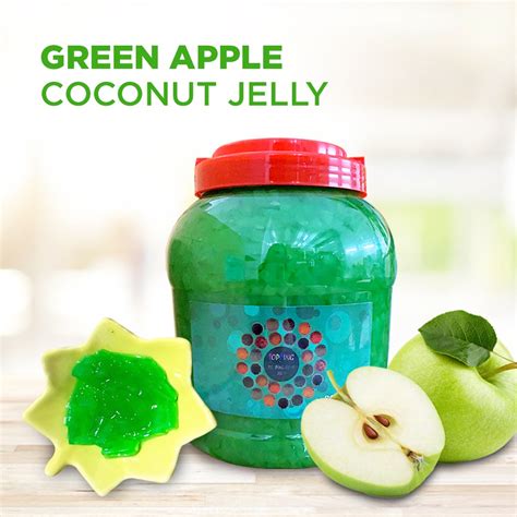 Green Apple Coconut Jelly – Boba Planet