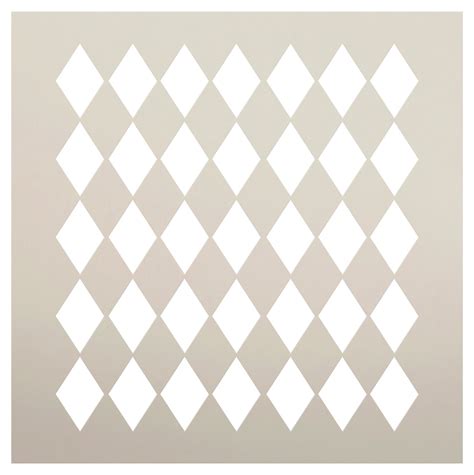 Medium Diamonds Stencil by StudioR12 Simple Repeating Pattern - Small 6 ...