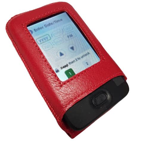 Dexcom G6 Receiver Touchscreen Genuine Leather Case With Clip Red - Etsy