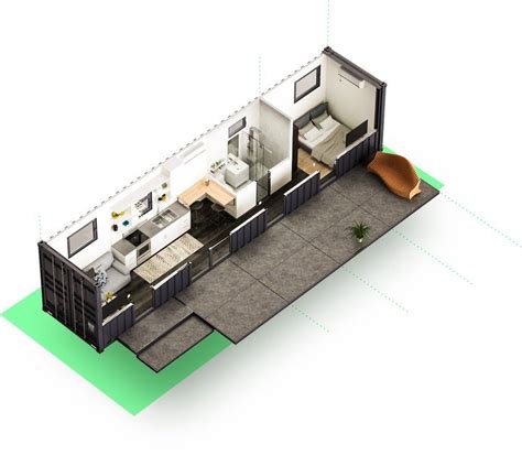 Efficient Floor Plan Ideas Inspired By Shipping Container Homes