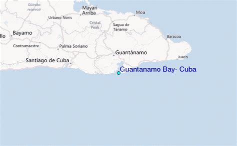 Cuba Map Guantanamo