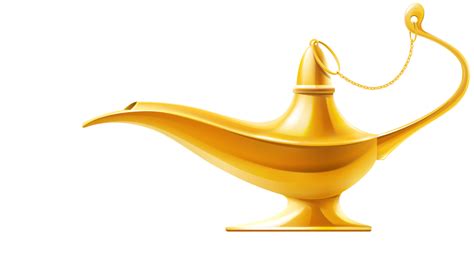 Aladdin's Magic Lamp Genie The Magic Lamp Jinn - oil lamp png download ...