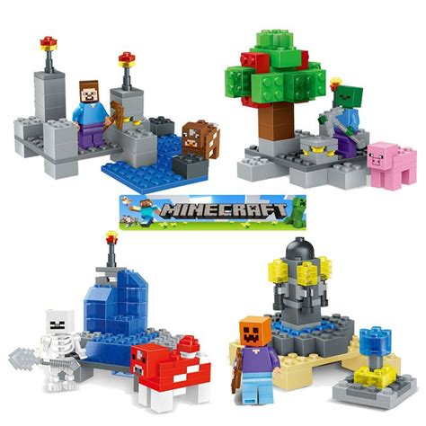 Minecraft Gaming LEGO Mini Figures Building Blocks Minifigures Mini ...