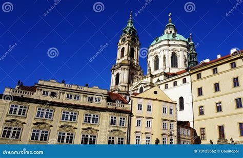 Golden city Prague stock photo. Image of ancient, sightseeing - 73125562