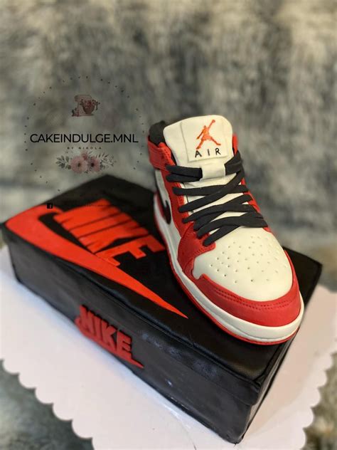 Red and White Nike Hyper-realistic Cake - CakeIndulge PH