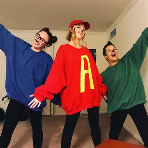 DIY Alvin and the Chipmunks Costume Idea | Teenage halloween costumes ...