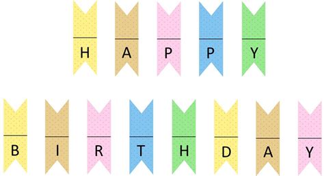 happy birthday mini banner/cake banner (free printable) |Keeping it Real