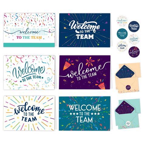 Buy Decorably 24 Welcome Cards for Employees - 6x4in Welcome to the ...