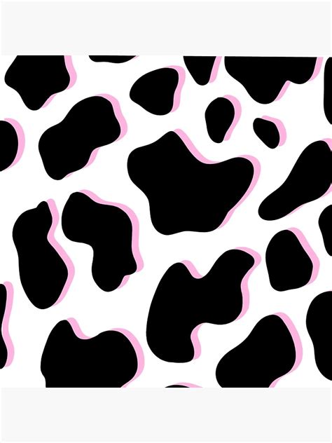 Pink Cow Print Painting Art And Collectibles Pe