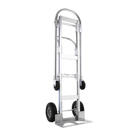 Hihone 880lbs Aluminum Hand Truck, 2 in 1 Heavy Duty Convertible ...