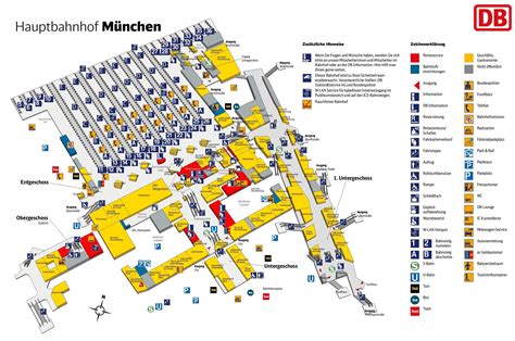 Munich hbf mapa - München hbf mapa (Baviera - Alemaña)