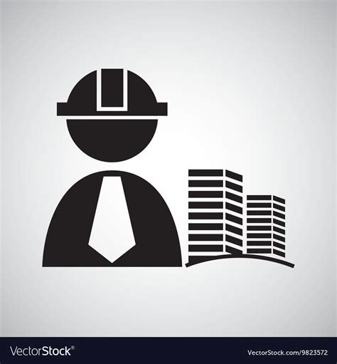 Civil engineering icon Royalty Free Vector Image