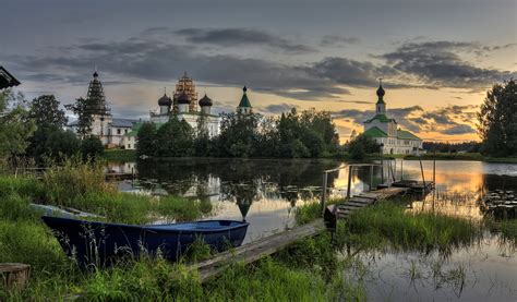 Russia, Landscape, Boat, Water Wallpapers HD / Desktop and Mobile ...