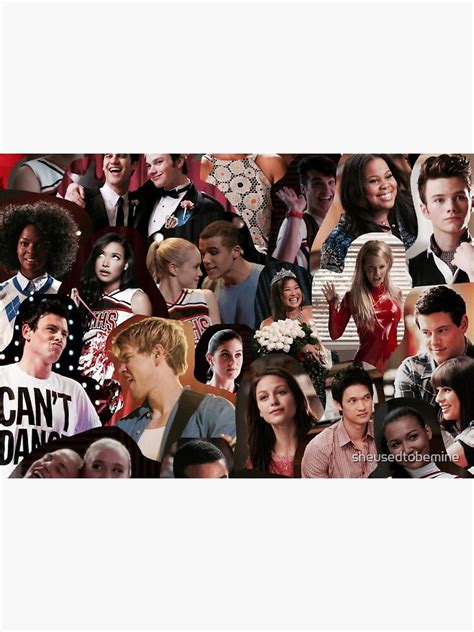 "Glee Collage" Mask by sheusedtobemine | Redbubble