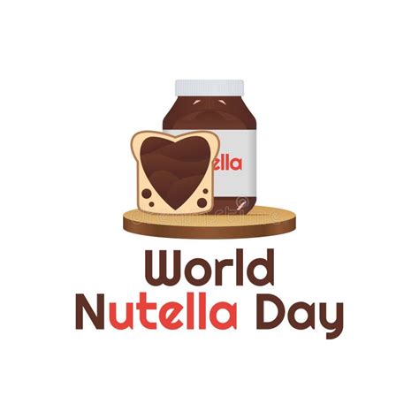 Vector Graphic of World Nutella Day Editorial Photography ...