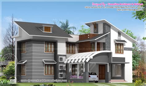 Modern Kerala house exterior in 2750 sq.feet | House Design Plans