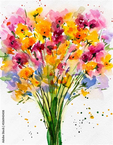 Draw Watercolor Flowers | Best Flower Site