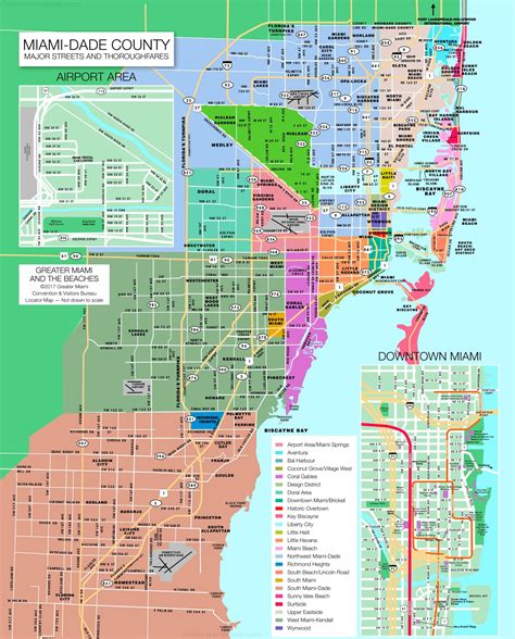 Miami Dade County Map - Ontheworldmap.com