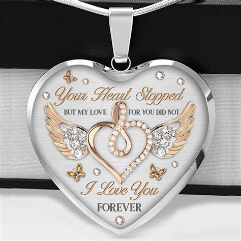 I Love You Forever Heart Necklace - Woohops