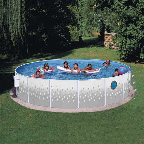 Shop Splash Pools 12-ft x 12-ft x 42-in Round Above-Ground Pool at ...