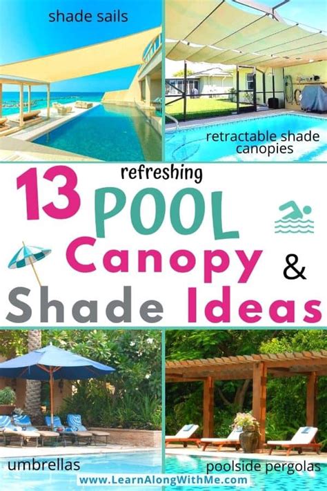 13 refreshing Pool Canopy and Pool Shade Ideas [with pics] - Learn ...