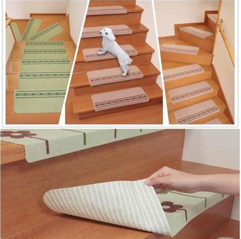 5pcs Cartoon Carpet Stair mats Self Adhesive Stairs Carpet Non slip ...