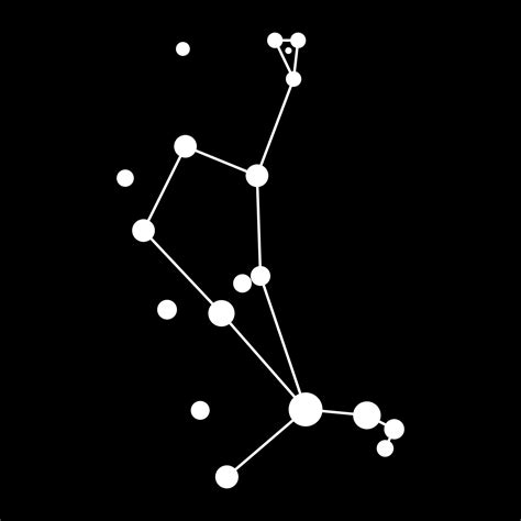 Bootes constellation map. Vector illustration. 23138402 Vector Art at ...