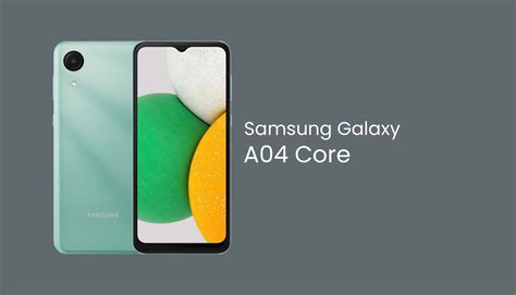 Samsung Galaxy A04 Core specs, faq, comparisons