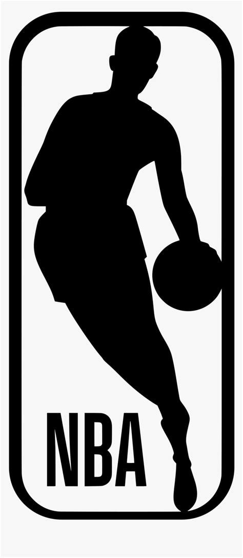 Nba Logo Black And White , Png Download - Nba Logo Black And White ...