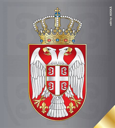 Zastava i grb Srbije - Serbian flag & coat of arms: Grb Republike Srbije