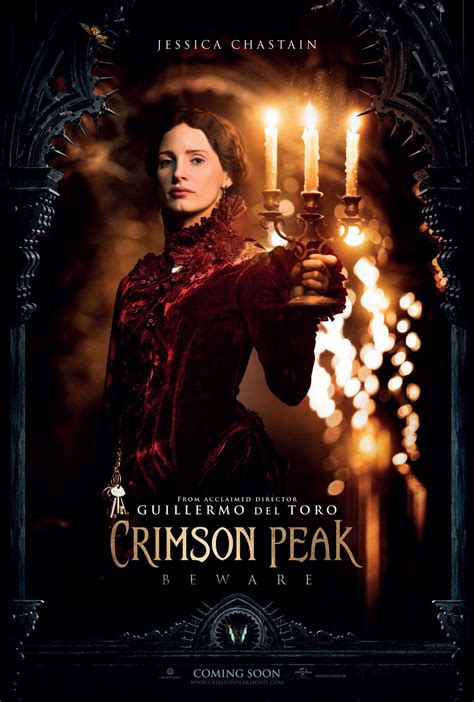 Crimson Peak UK Character Poster Jessica Chastain