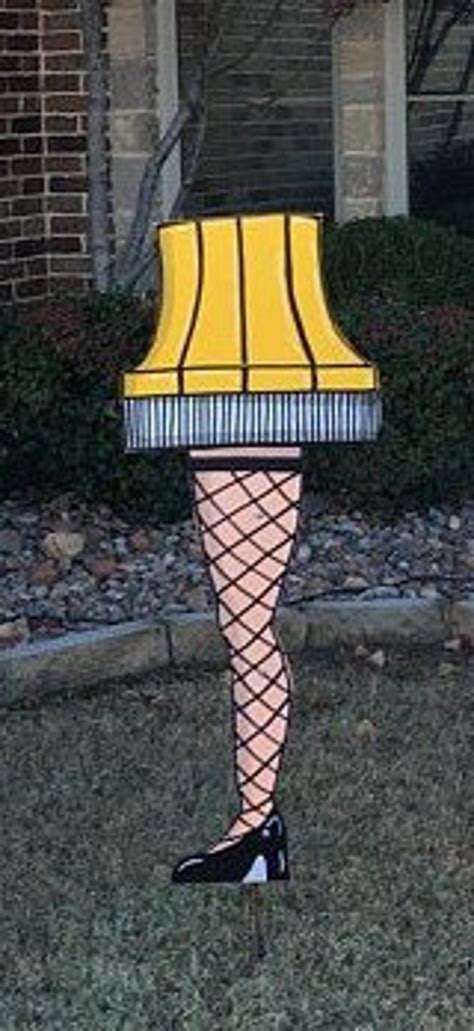 A Christmas Story Leg Lamp Christmas Yard Art | Etsy