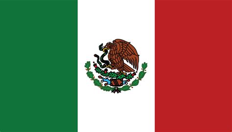 Free Clipart Of A Mexico Flag